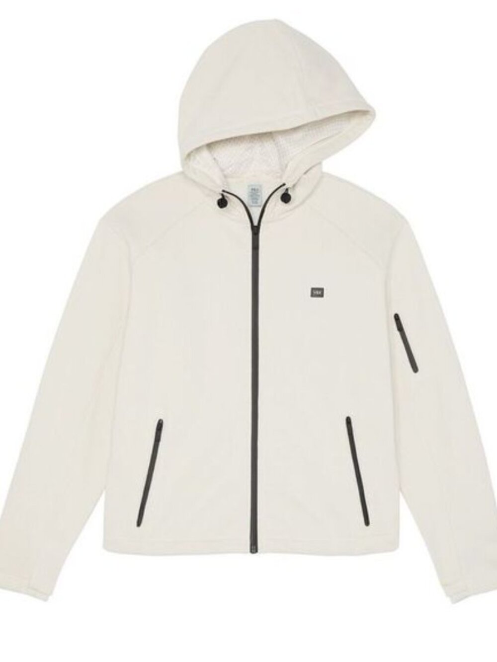 New Victoria’s Secret Active Tech Hoodie Ivory Zip Sweatshirt Jacket in size XS